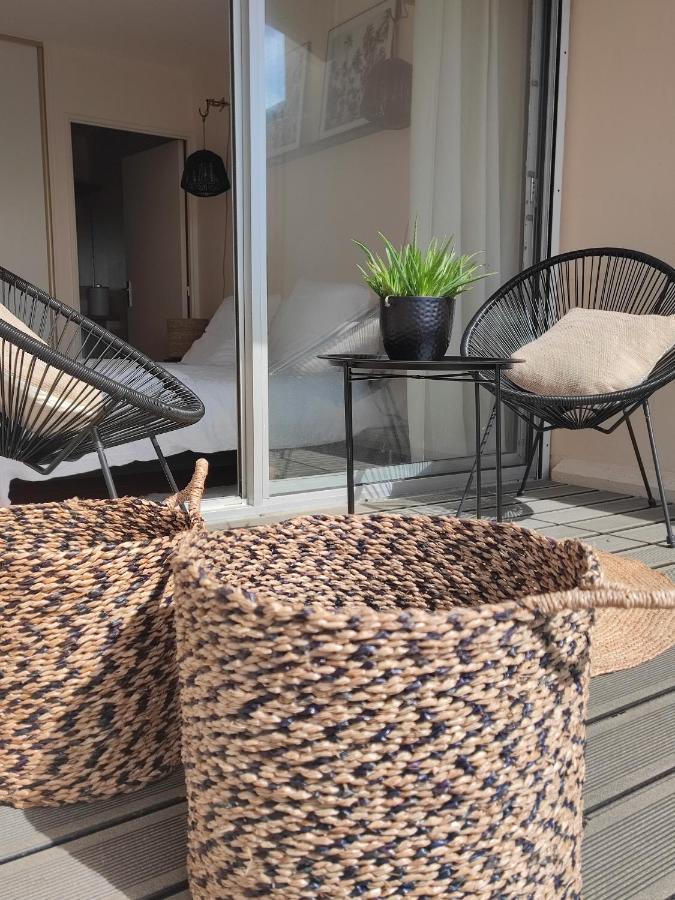 Le 3 Appartement Vue Mer Avec Jardin 100M De La Plage Et De La Thalasso Concarneau Luaran gambar